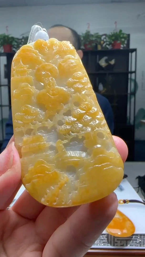 【闪购商品】翡翠颈饰未镶嵌天然翡翠A货吊坠