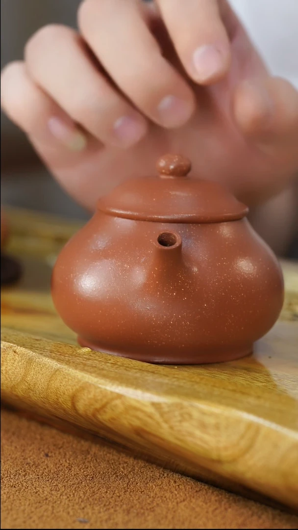 工堂直营精工半手紫砂壶将坡潘壶