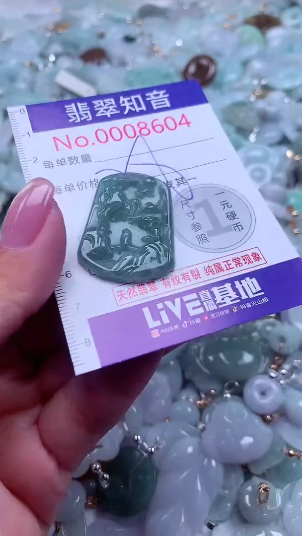 颈饰未镶嵌翡翠8604