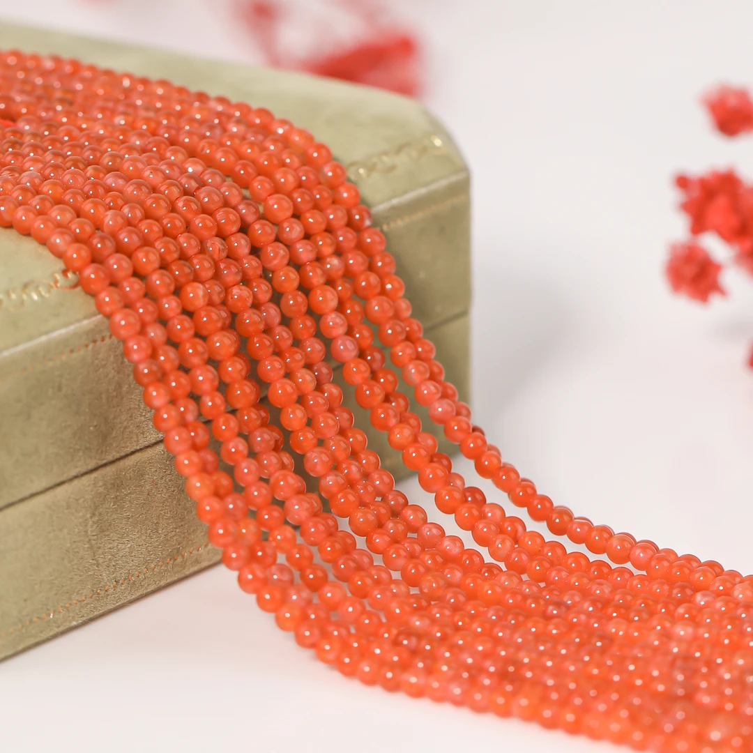 云南保山杨柳乡南红小米珠2mm（多样性发一）