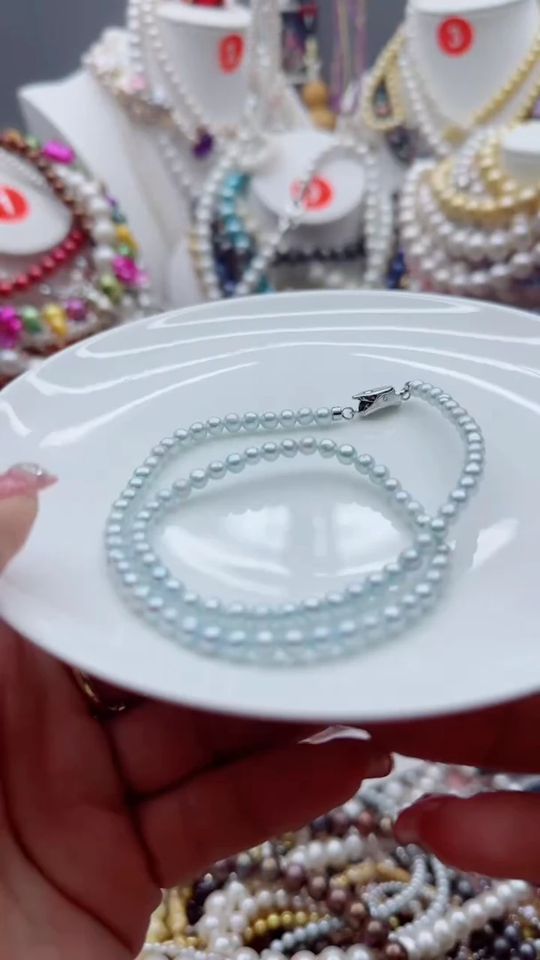 淡水珍珠未镶嵌颈饰1