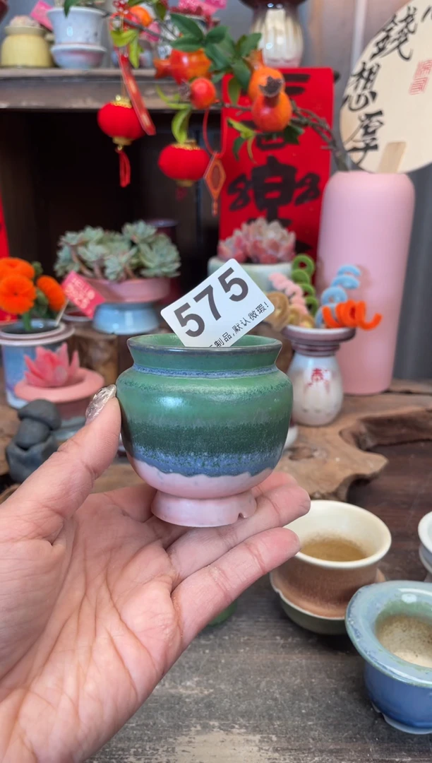 【闪购商品】摆件575小芳花盆直播编号