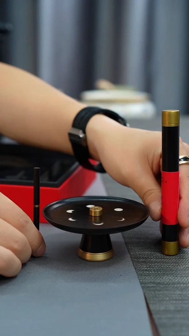 线香插香月映香台家用室内沉香熏香礼盒