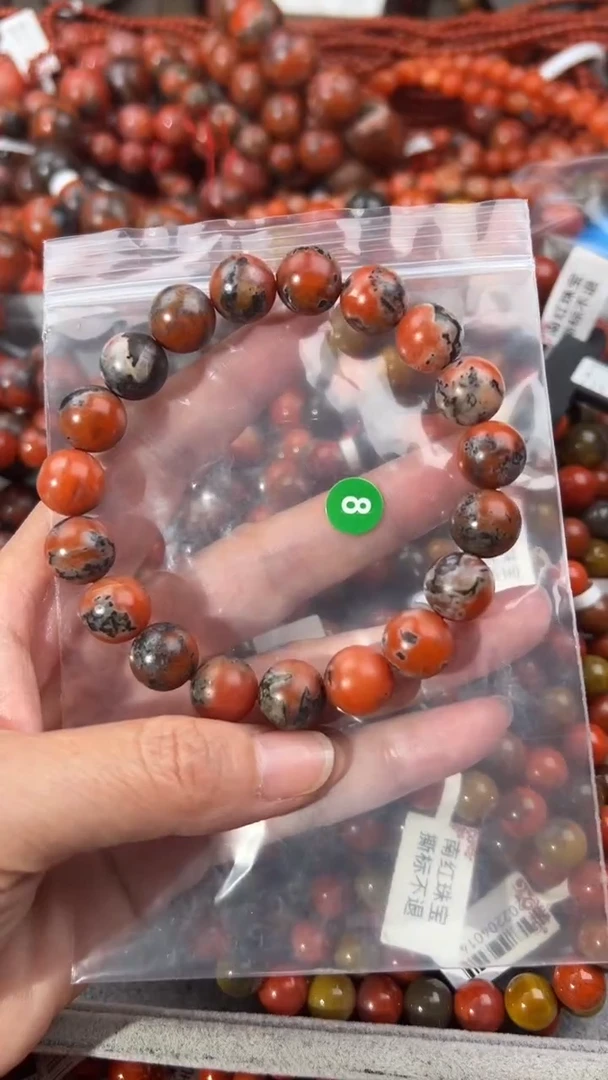 南红玛瑙手串未镶嵌11+