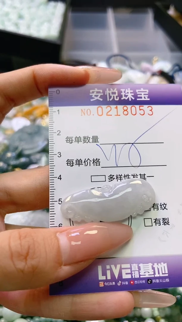 翡翠未镶嵌颈饰闪购0218053