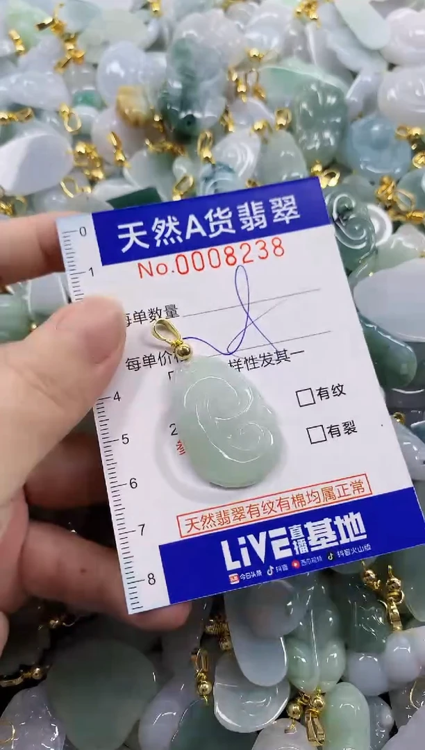 颈饰未镶嵌翡翠天然A货翡翠