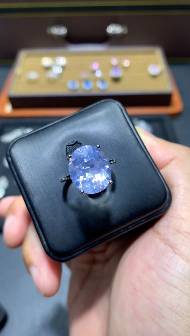 未镶嵌戒指水晶J94紫玉晶【多样性发其一】