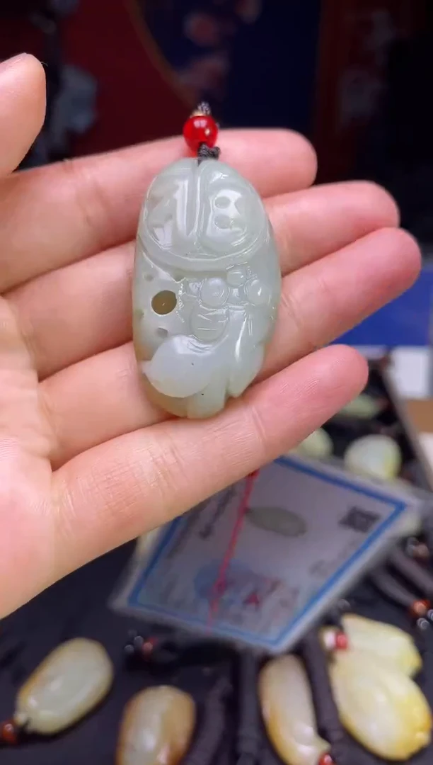 颈饰未镶嵌和田玉123