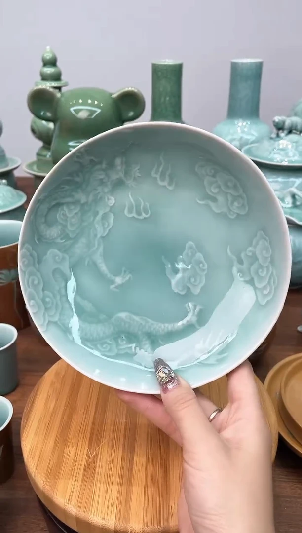 特价福利 微瑕 慧仙青瓷