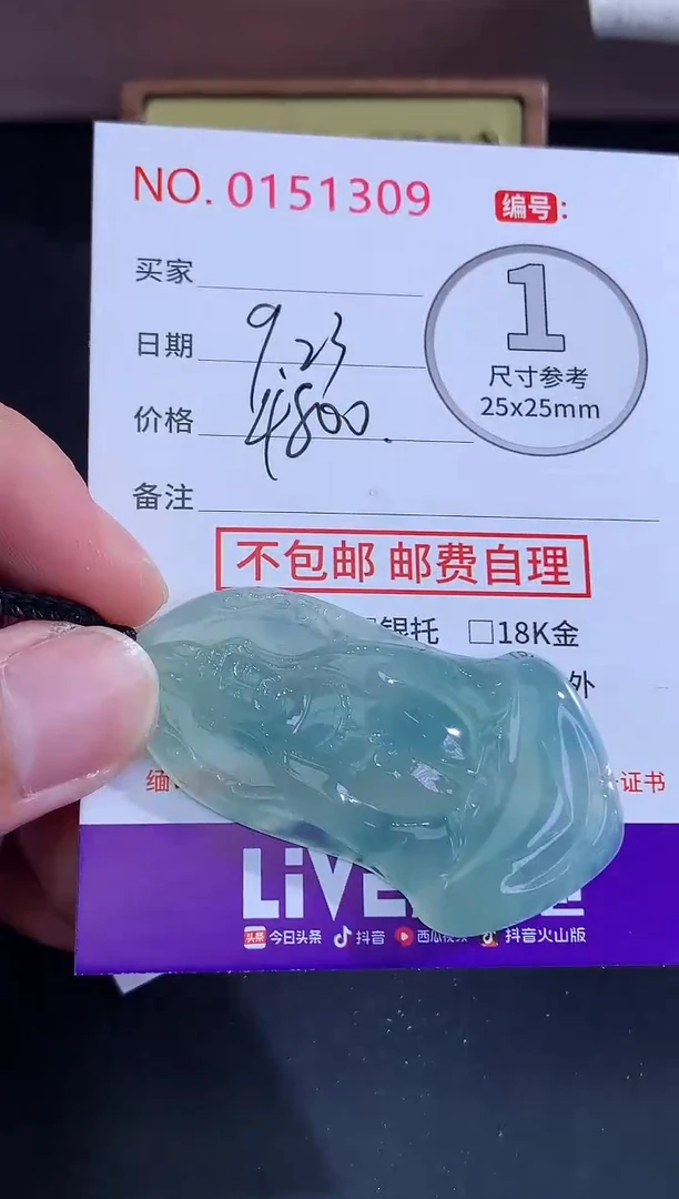 颈饰未镶嵌翡翠听**声！