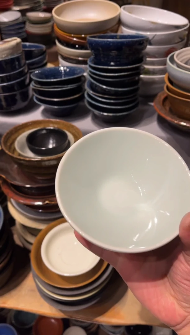 【闪购商品】瓷片202影青斗笠小碗2个