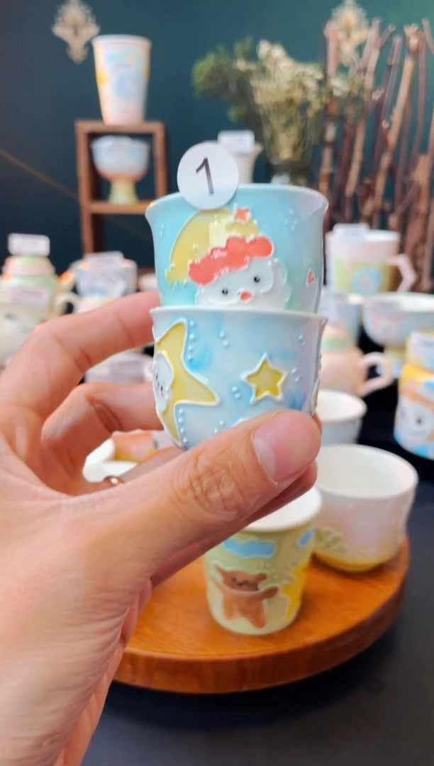 微瑕微瑕手工福利小茶杯001