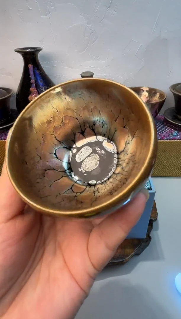 茶盏春申阁福利1只无足钵