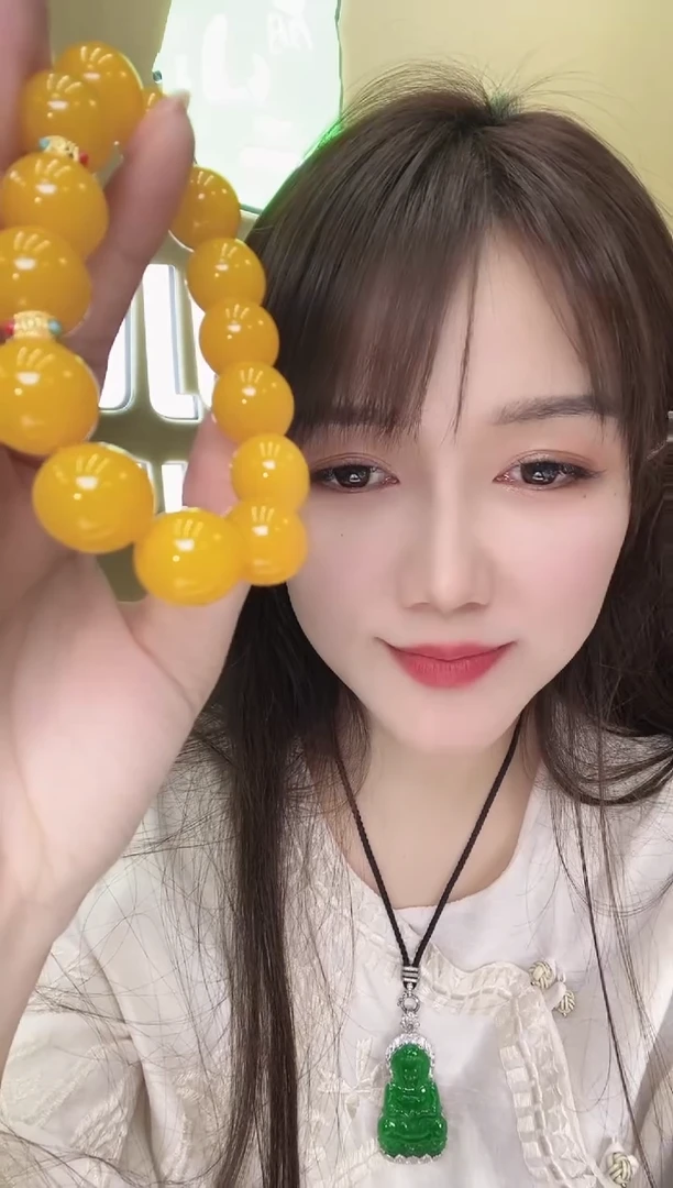 未镶嵌手串玛瑙/玉髓374280/玛瑙鸡油黄手串   多样性一件发