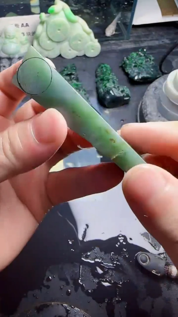 未镶嵌挂件翡翠天然翡翠035