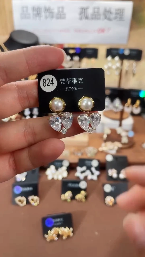 合金925银锆石梵824