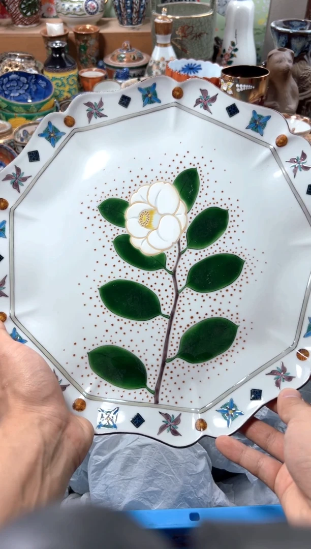 瓷片夏目海外回流瓷器中古品。