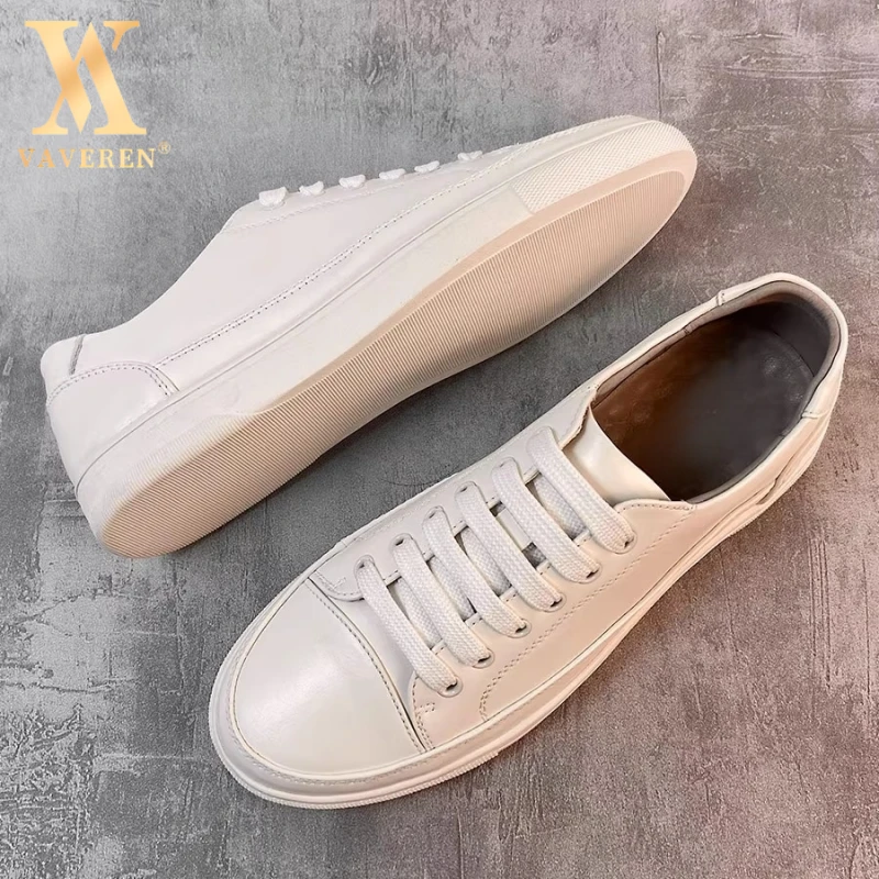 2025新款西装休闲板鞋子潮鞋真皮透气小白鞋男款高级感秋款休闲鞋