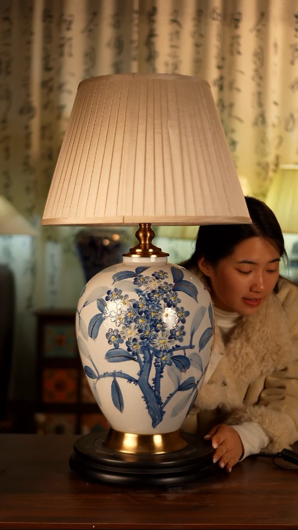 景德镇陶瓷台灯大号
