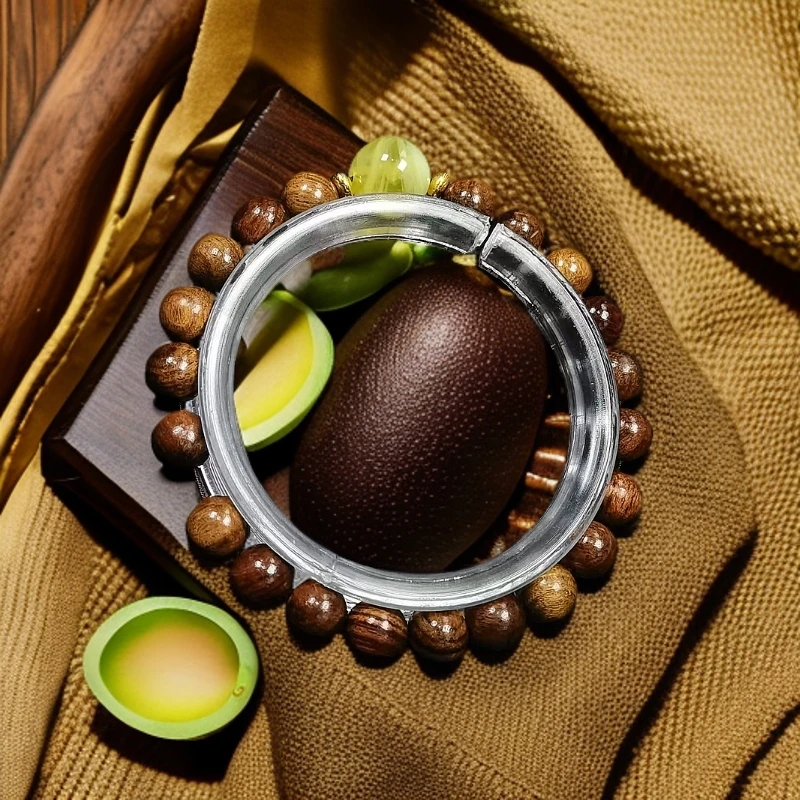 A511缅甸花梨老油梨卡0.8DiY单圈手串