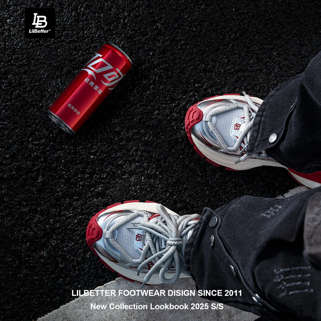 Lilbetter轨迹潮流复古 情侣百搭 秋季跑步透气运动厚底老爹鞋