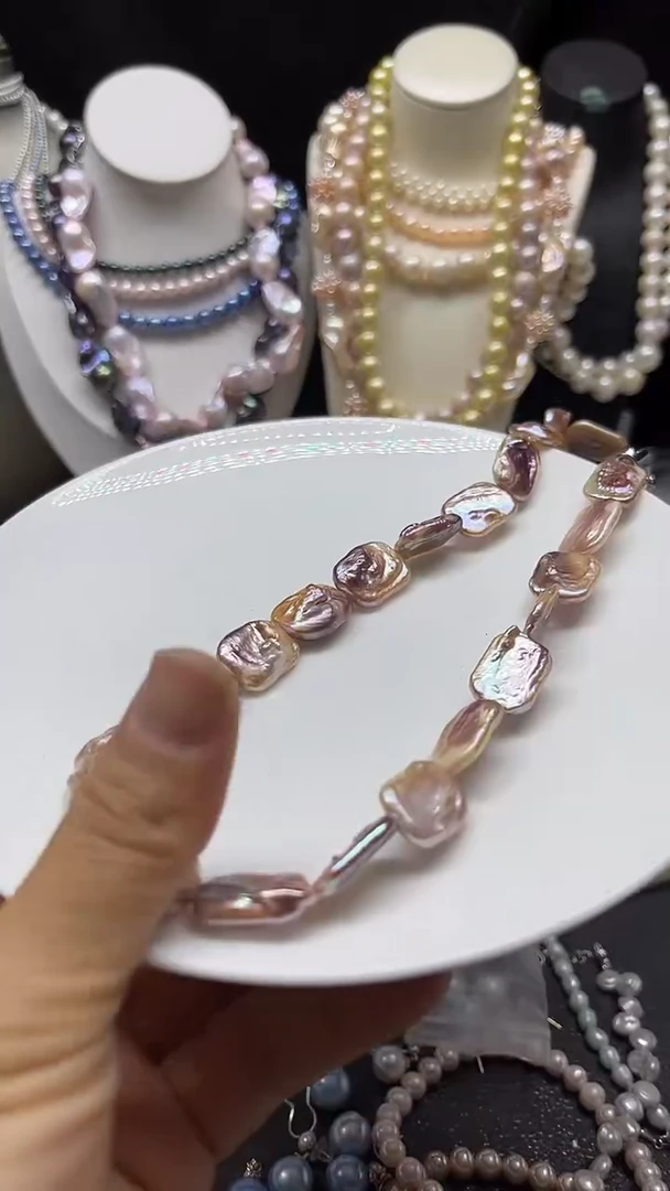 颈饰未镶嵌淡水珍珠多人