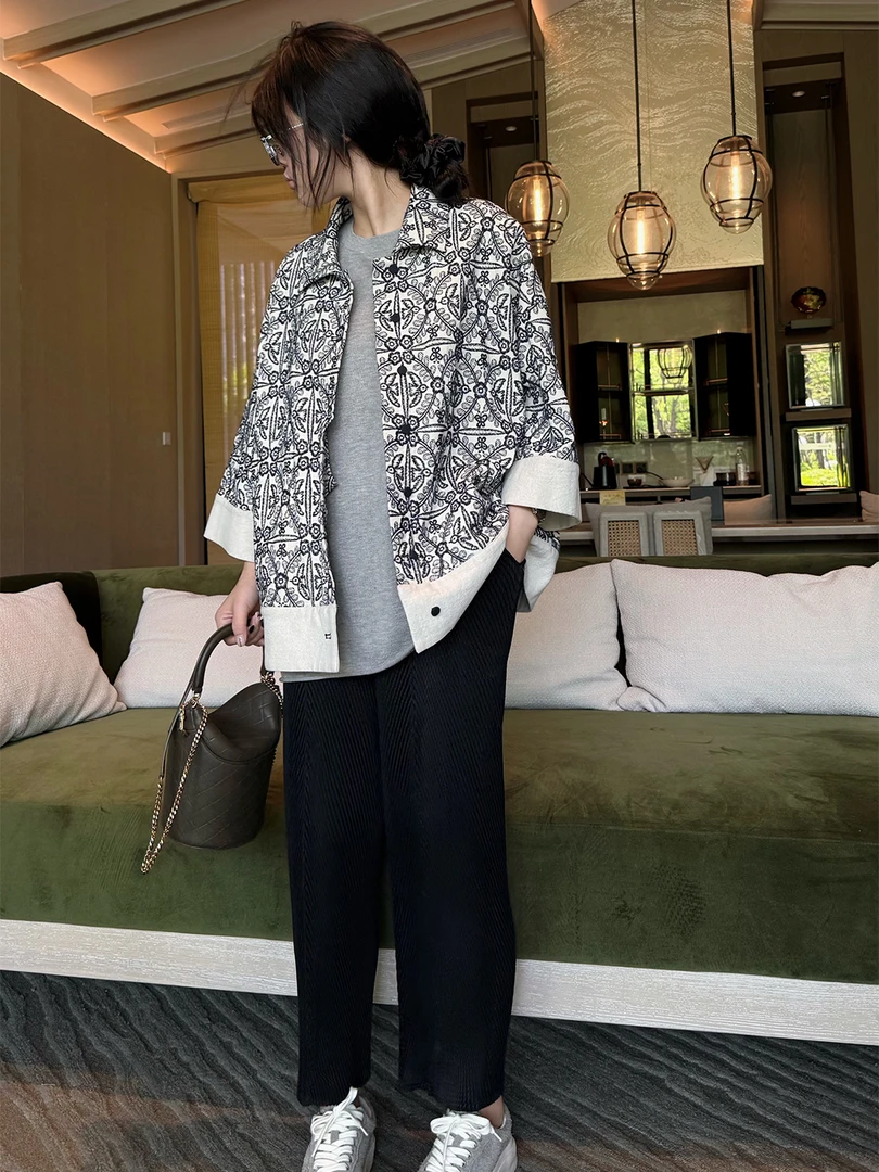 LA CALLA和平鸟刺绣外套OY51-2093