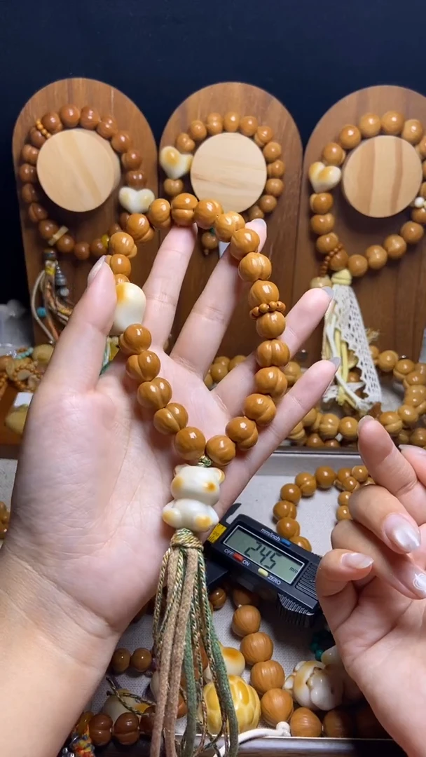 手串猴头核桃合*意全品龙炎小熊三通复古风手持