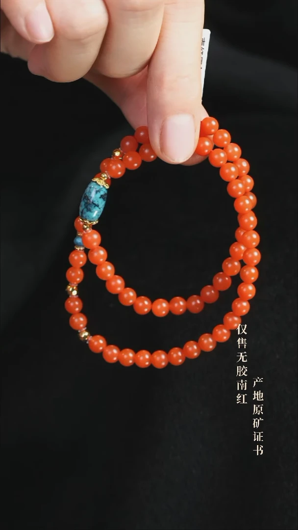 未镶嵌手串南红玛瑙设计@@SJC2154AKG