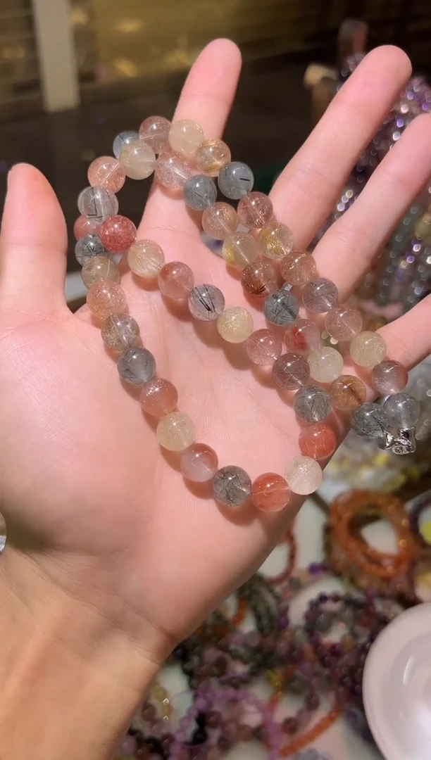 项链银S925镶嵌水晶水晶项链 多样性发其一