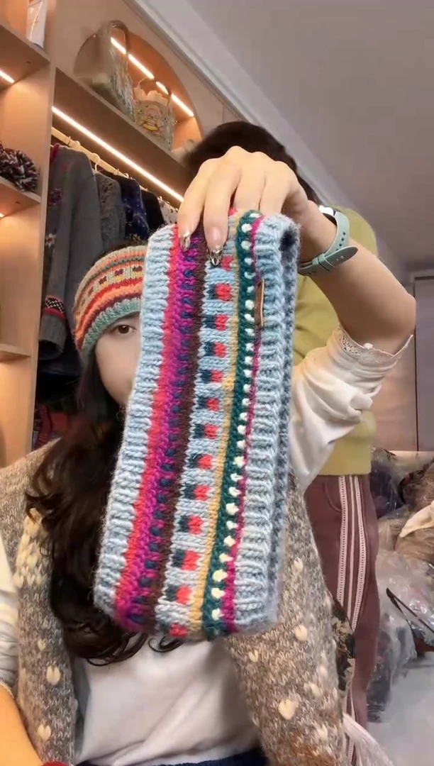 羊毛淡***福细羊毛城堡发带A622