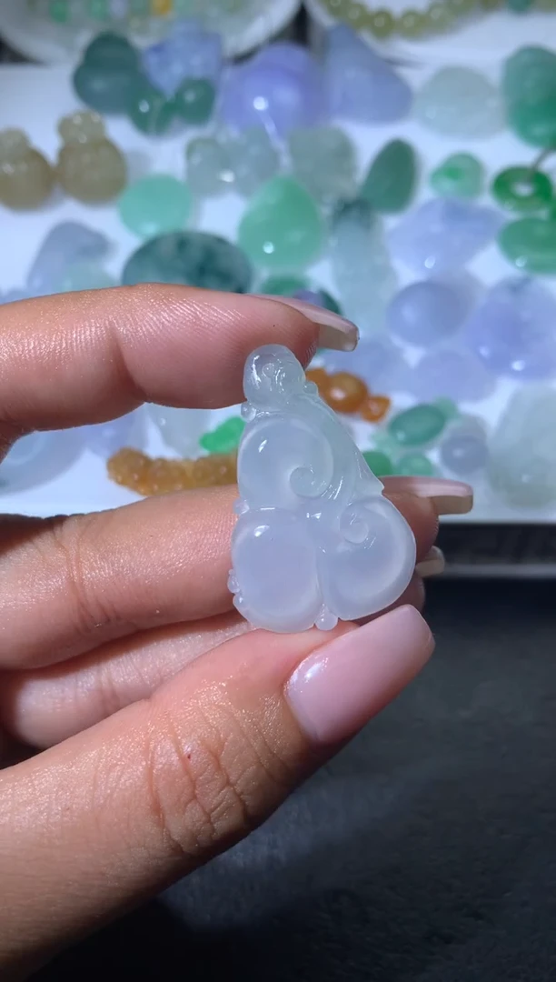 未镶嵌定制翡翠毛货