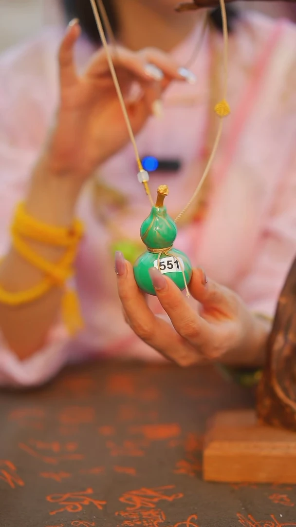 551非遗漆手艺工天然葫芦文玩福禄