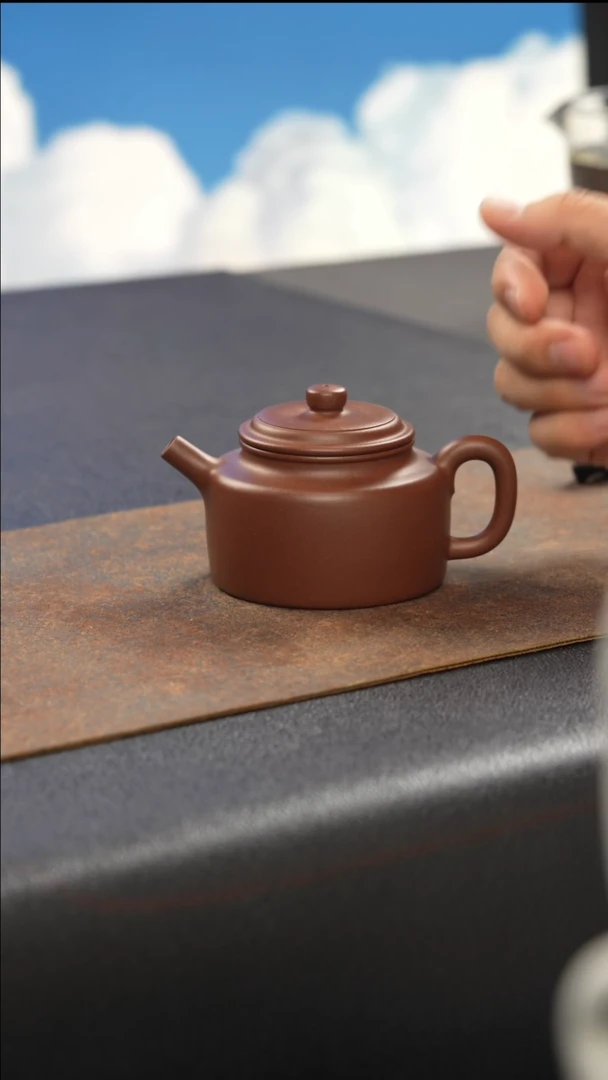 茶壶紫砂德钟 紫泥