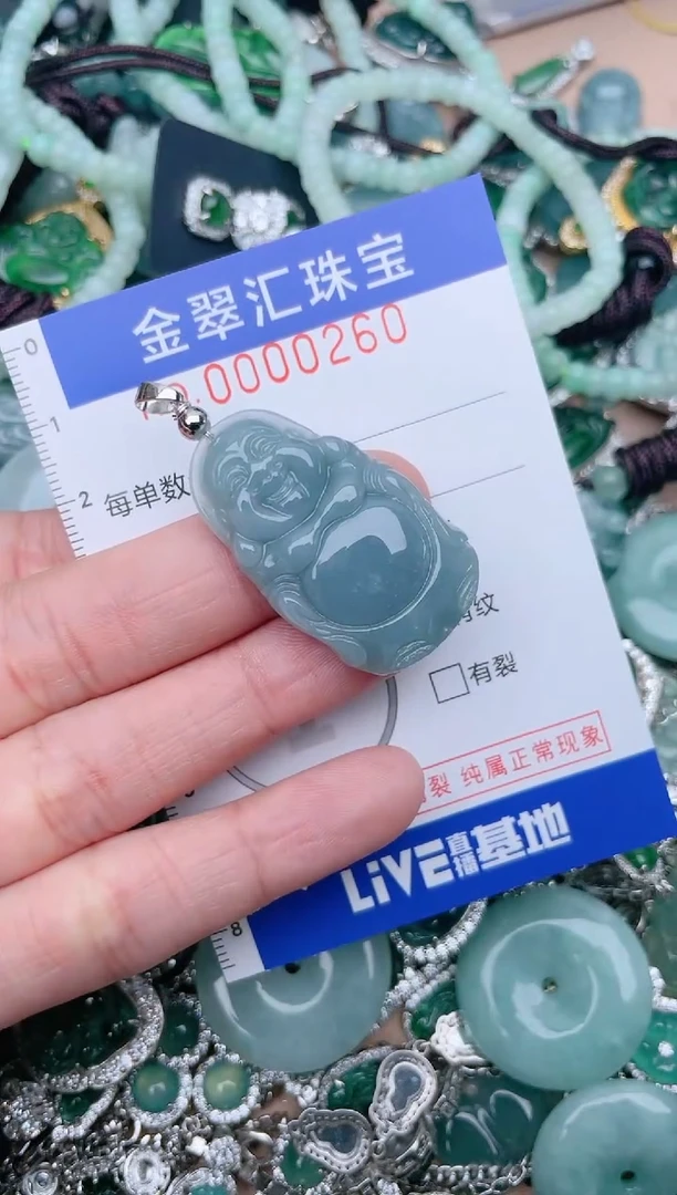 【闪购商品】翡翠颈饰未镶嵌260.....1