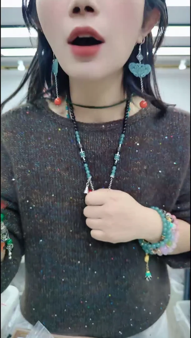 【闪购商品】翡翠颈饰未镶嵌0745 蓝水万能链