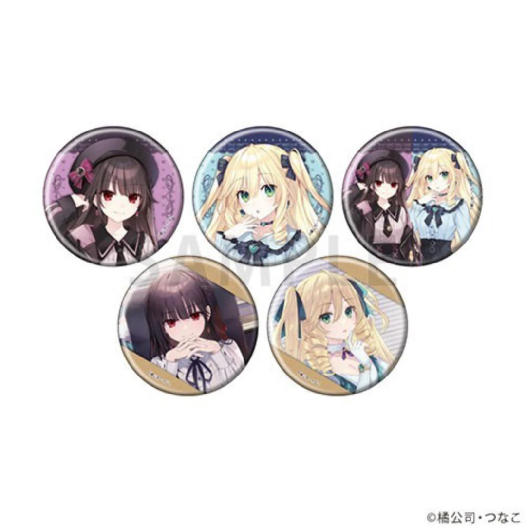 约会大作战 魔术侦探时崎狂三事件簿吧唧徽章（盲盒）