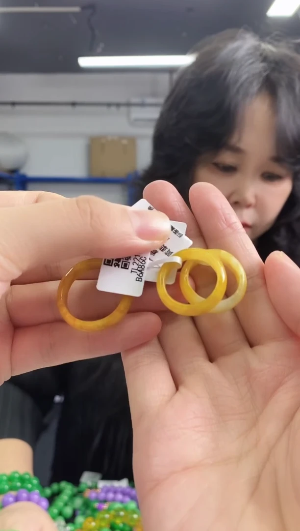 翡翠戒圈未镶嵌多样性发其一颜色微差
