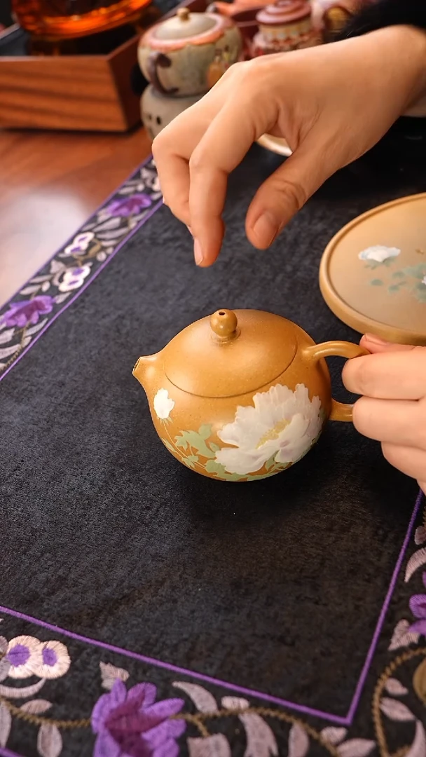 茶壶紫砂牡丹西施