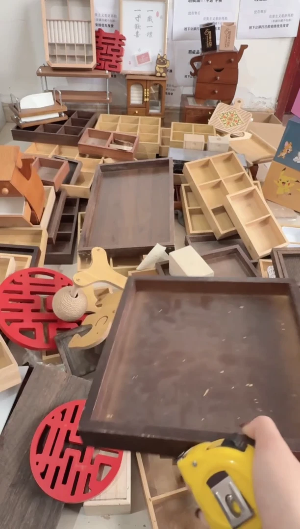 竹木正方形托盘微瑕拍下不退不换无售后