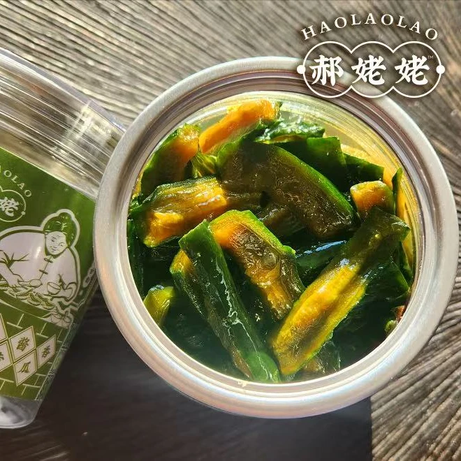 【黑龙江特产】农产品腌菜泡菜农家自制东北酱香脆黄瓜300g/瓶