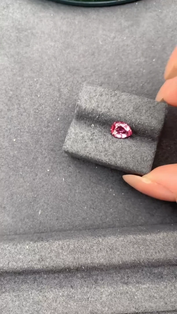 裸石彩色蓝宝石1ct帕帕拉恰   定制    FG