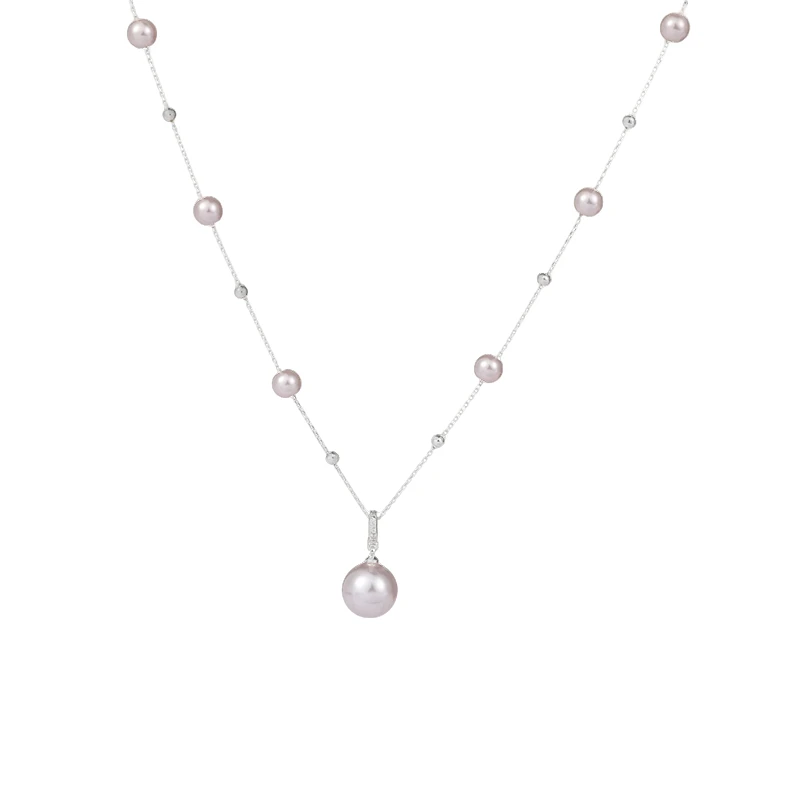 oushipei/欧诗佩 铜合金仿珍珠项链 满天星项链气质优雅锁骨链