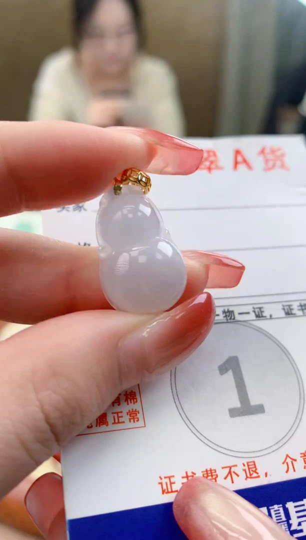 颈饰未镶嵌翡翠天然A货翡翠挂件
