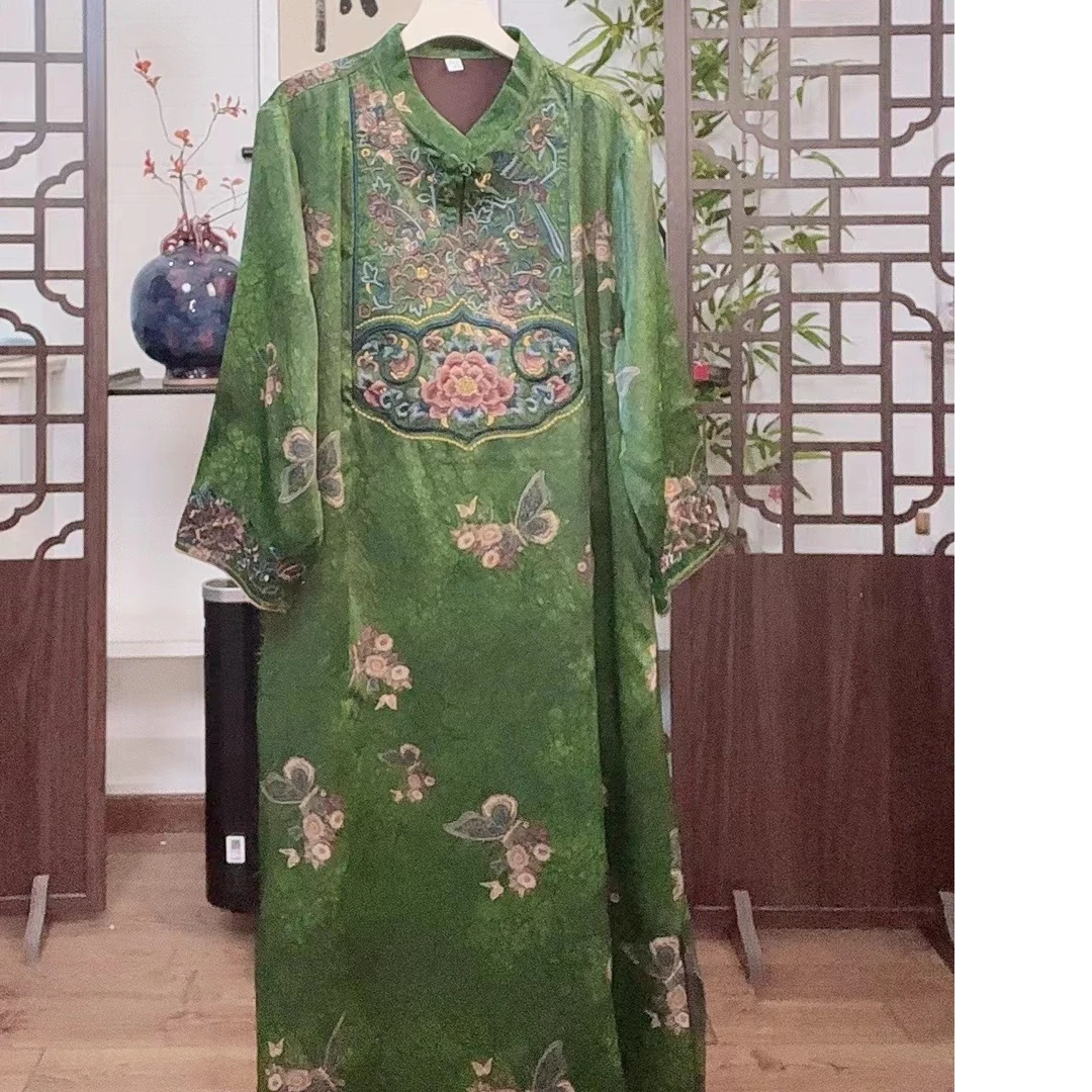 313【如意】新款复古显瘦减龄国风新中式女款连衣裙