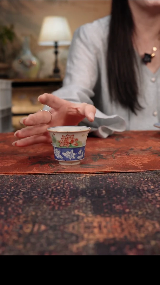 杯景德镇陶瓷杯碗柴烧多人