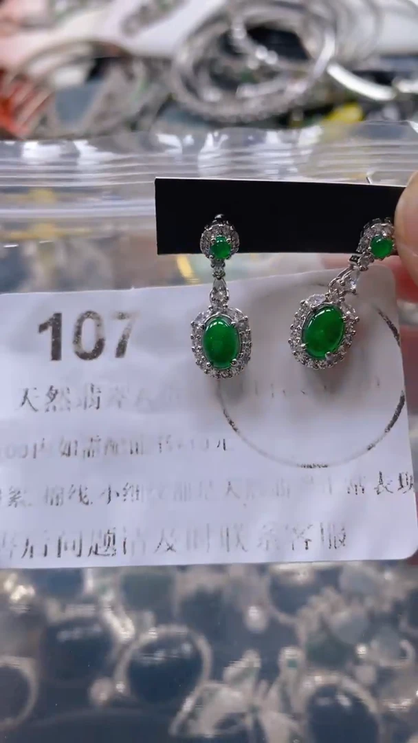 翡翠未镶嵌吊坠(不含链)107