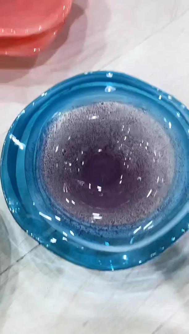 慕忆家手作琉璃花瓶瑕