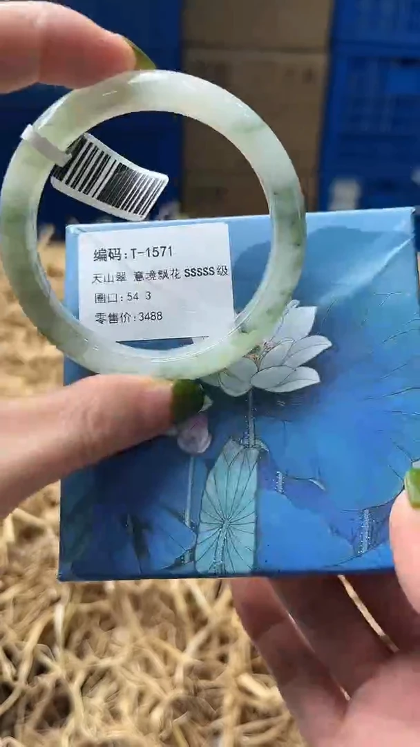 未镶嵌手镯石英质玉T1571