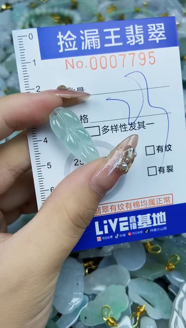 翡翠未镶嵌颈饰天然A货翡翠